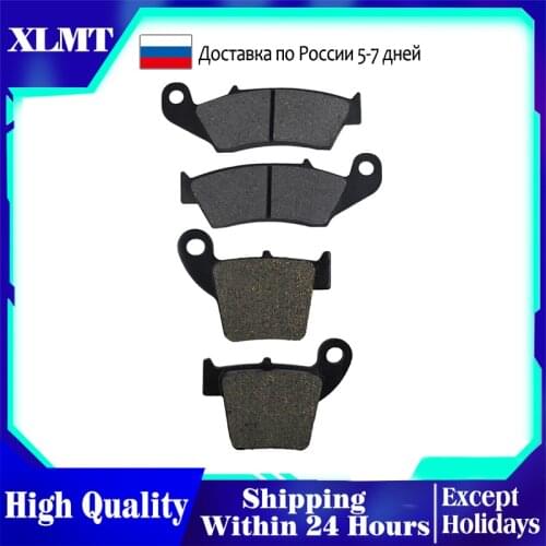 Motorcycle Front and Rear Brake Pads Disks for Honda CR125R CRF250R CRF450R CR250R CRF250X CRF450X CRF230F CRF230L CRF230M