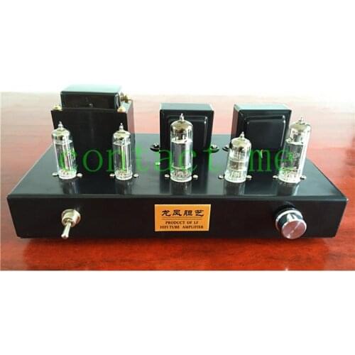 Factory sell! black version! 6H2N+6P15 tube amplifier DIY kit, support AUX, support multiple sound effects adjustment