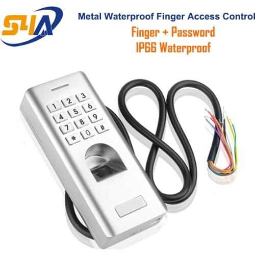 SF2 Waterproof FingerKey standalone fingerprint access control with keypad and metal case