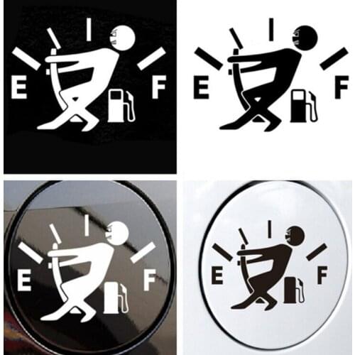 Car Styling High Gas Consumption Decal Fuel Gage Empty Stickers for Volkswagen VW Golf 4 6 7 GTI Tiguan Passat B5 B6 B7 CC