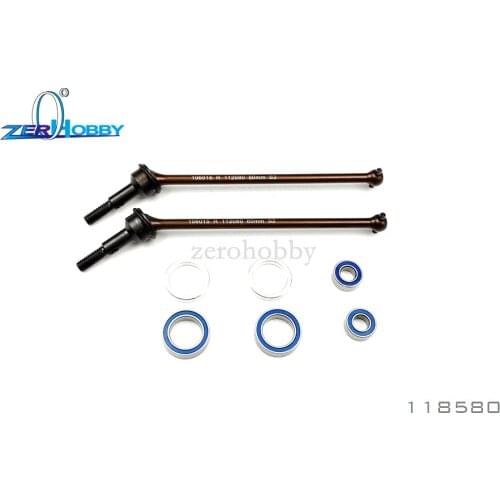 HSP 1/10 CVD 118580UNIVERSAL JOINT ASSEMBLY-80MM 2.0PIN S2 AND BALL-BEARING(For 94107,170,118,177,155,106)