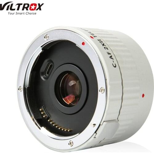 Viltrox C-AF 2X II Teleconverter Extender Auto Focus Mount Lens for Canon EOS EF Lens for Canon 5D II 7D 1200D 760D 750D Camera