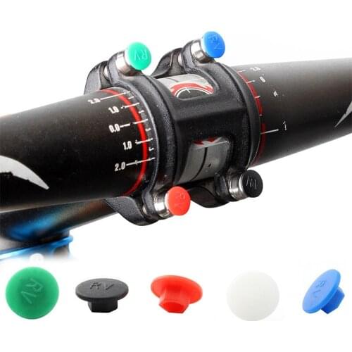 10 Pcs/Set MTB Bike Aheadset Stem Screw Cap Mountain Bike Road Bike Foldable Bicycle M5 Hexagon Screws Cap Cycling Accessories