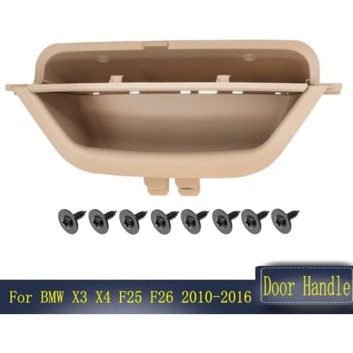 Interior Inner Door Handle Pull Trim For BMW X3 X4 F25 F26 2010-2016 LHD RHD Inner Drivers Seat Side Panel Pull Trim Cover