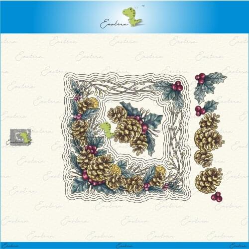 Classic Christmas main frame metal cutting dies 2021 new diy molds Scrapbooking Paper Making die cuts crafts