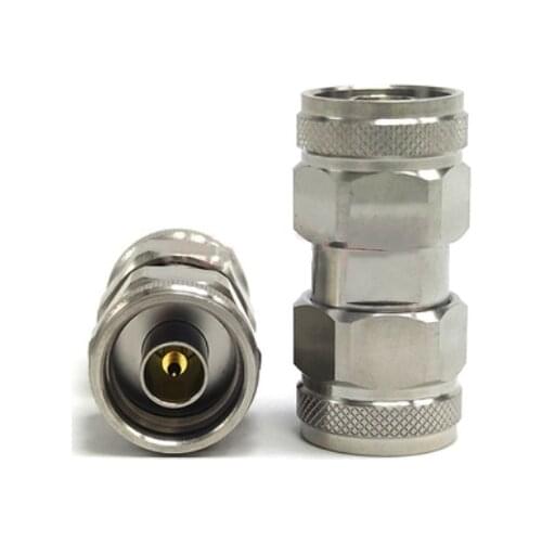 N Male To N Male Head Stainless Steel High Frequency Wave Test Adapter Connector 0-18G
