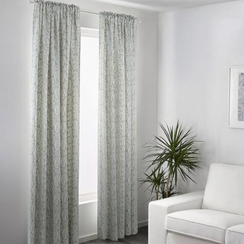 Curtain, flower pattern, modern living room curtain, bedroom curtain, window treatment curtain, solid curtain, solid curtain, co