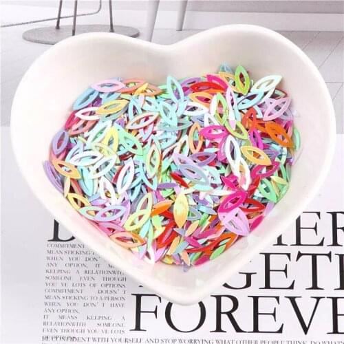 10g/Pack 3*9mm Hollow Horse Eyes Sequins PVC Paillettes Sewing Wedding Craft Decoration 3D Nail Art Lentejuelas Accessories