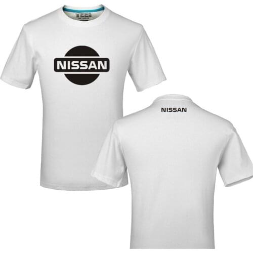 2021 Funny Nissan Logo 100% Cotton Printing T-shirt Unisex Summer Casual T Shirt Tees Shirt