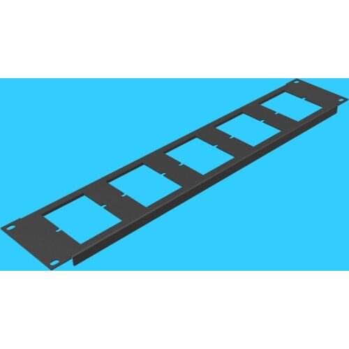 86 panels, backboard 5, rack panel, install empty board network socket, telephone cabinet panel mounting slot