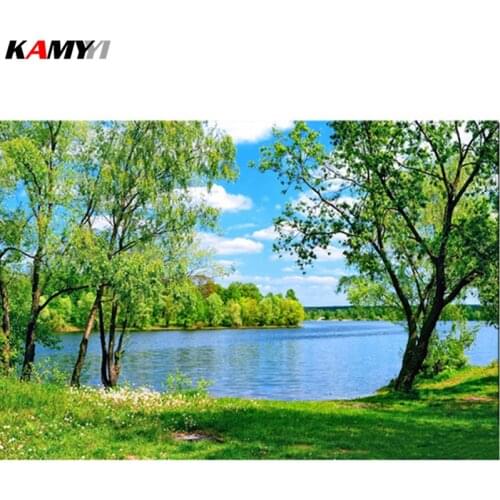 Diamond Painting Cross Stitch Pattern 5D Diamond Embroidery Landscape nature Waterfall diamond Mosaic Home Decor 3d XY1