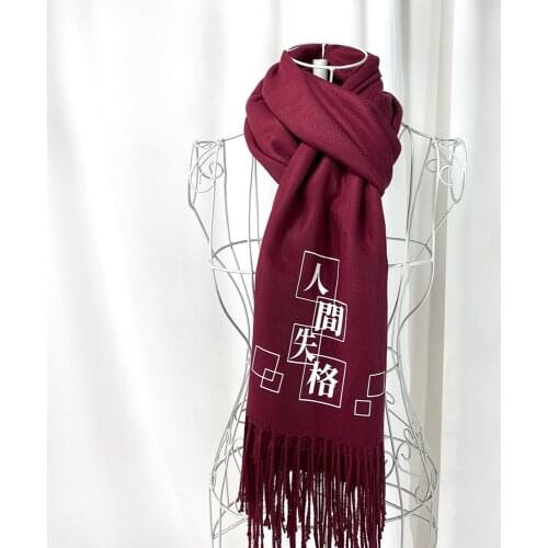 Anime Bungo Stray Dogs Dazai Osamu Nakahara Chuya Cosplay Men Women Autumn Winter Warm Soft Neckerchief Student Fashion Scarf