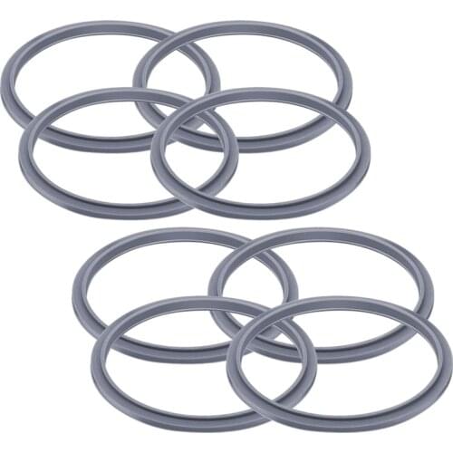 Blender Gaskets with Lip Compatible for NutriBullet NB-101B 900W Blender/Juicer/Mixer/Extractor, Pack of 8 Replacements
