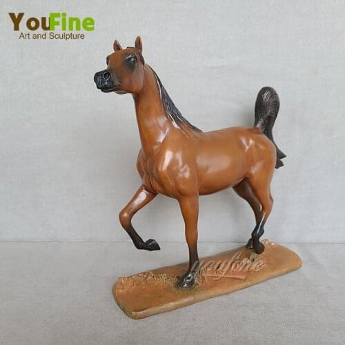 Bronze Horse Sculpture Antique Bronze Horse Statue Bronze Cast Crafts Horse Figurines For Home Office Decor Ornament Collection