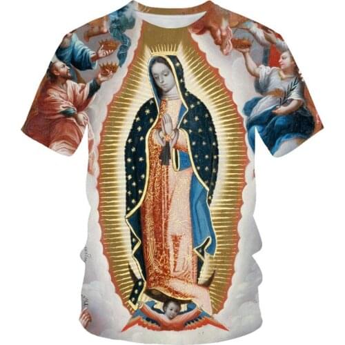 Fashion graffiti pattern summer 3D printing mens short-sleeved T-shirt street dance graffiti painting street clothes loose casu