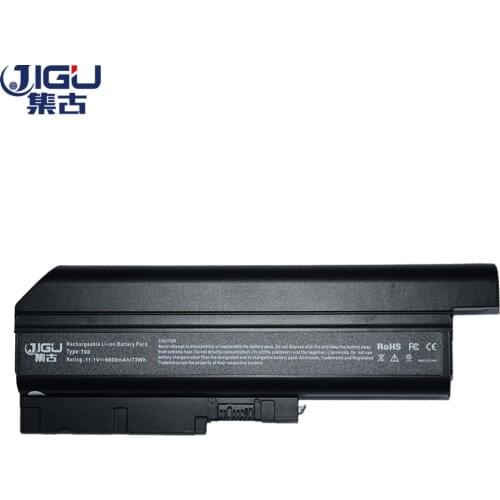 JIGU Black 9 Cells Laptop Taptop FOR IBM FOR LENOVO FRU 42T4511 FOR ThinkPad R60 R61e T60 T60p R60e R61i T61p R61