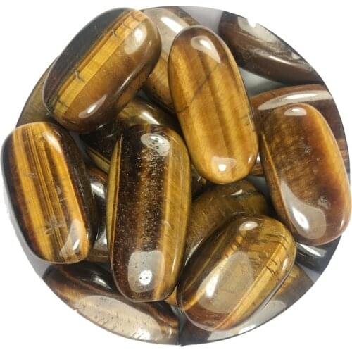 100g Natural Tiger Eye Tumbled Stone Healing Reiki Crystal Chakra Gravel Natural Stones Mineral Health Decoration Furnishing