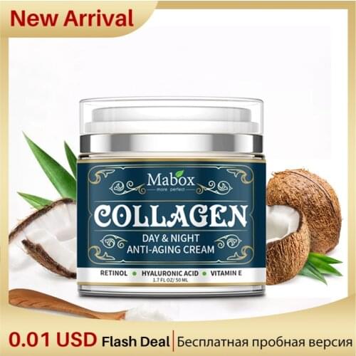 MABOX Collagen Anti-Aging Cream Fast Absorbing Non greasy FACE CREAM 50ml