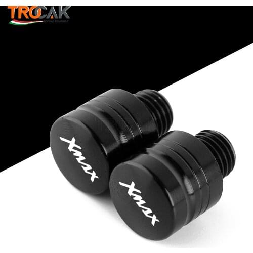 2PCS XMAX 300 Motorcycle Mirrors Handlebar Rearview Side Mirror Mount Adapter Mirror Bolts Screw For Yamaha XMAX300 400 125 250