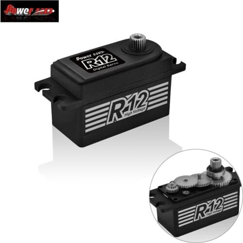 Power HD R12 12KG High Torgue Brushless Matel Gear Servo 6.0 ~ 8.4V for Rc 1/10 Electric Car