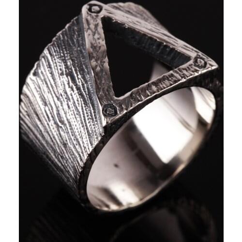 UM US JEWELRY 925 Sterling Silver Men Ring