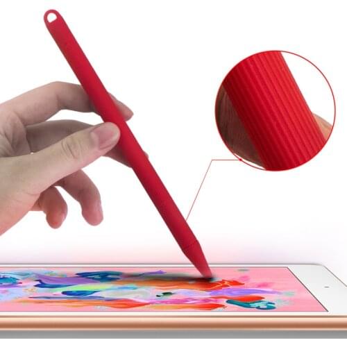 Soft Silicone for Apple Pencil 2nd Generation Case for iPad Pencil 2 Cap Tip Cover Holder Tablet Touch Pen Stylus Pouch Sleeve