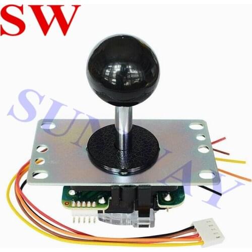 Original Japan Sanwa Joystick JLF-TP-8YT Fighting rocker with Topball and 5pin wire for Jamma arcade game part