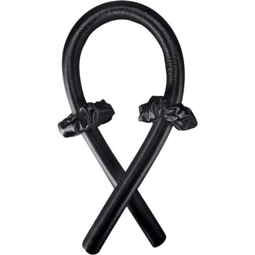 New Heatless Curling Rod Headband,No Heat Curls Silk Ribbon Hair Rollers Sleeping Soft Headband Wave Formers Hair Curlers DIY