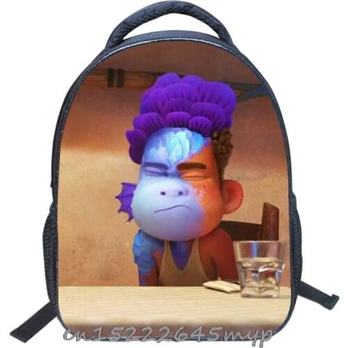 Hot Students New movie Luca Backpack Children Cartoon School Bag Kids Rucksack Teens Travel Knapsack Unisex Laptop Bag