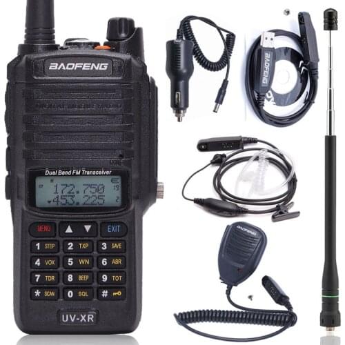 Baofeng UV-XR 10W Battery IP67 Waterproof Radio 4800Mah With Tactical Antenna Handheld 10KM Long Range Powerful Walkie Talkie