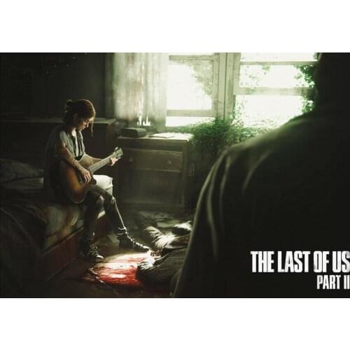 The Last of Us Part II Poster - Ellie Art print Silk poster Home Wall Decor