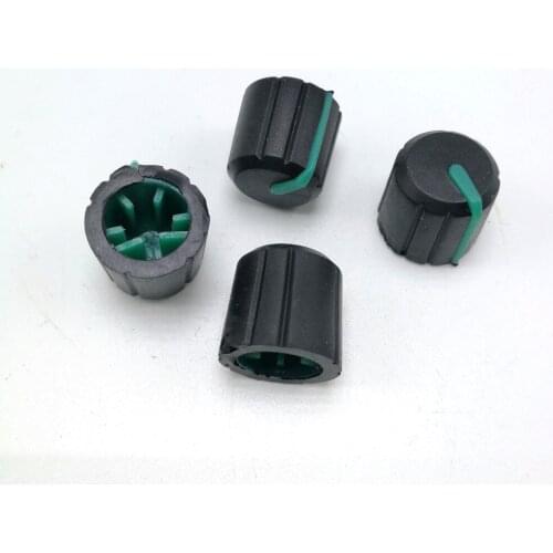 Rubber half shaft potentiometer knob cap 180 degree mixer, equalizer, audio volume adjustment switch, rotary cap