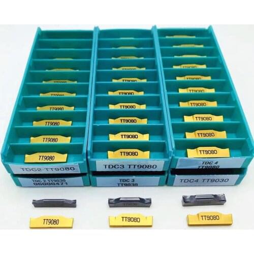 TDC2 TDC3 TDC4 TT9030 TT9080 High-quality carbide inserts 2MM 3MM 4MM machine tool slotting insert CNC lathe slotting parts tool