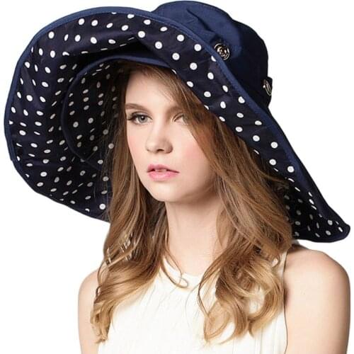 New 2021 Women Big-brimmed Beach Hat Ladies Detachable Sun Protection Big Basin Hat Seaside Sun Visor Hat Female Summer Sun Hats