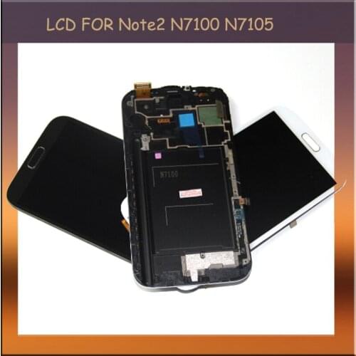 LCD For Samsung Galaxy Note 2 Note2 N7100 N7105 Screen Display Digitizer Assembly