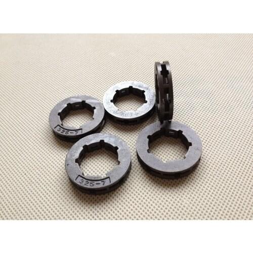 10PC Tool Parts Metal Chainsaw Spare Part Chain Saw Sprocket Rim Power Mate .325-7T For Chainsaw Replacement 45cc/52cc/4500/5200