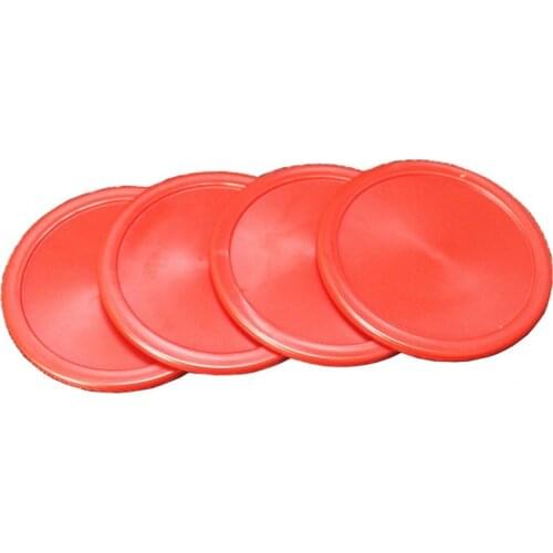 20 pcs Red Air Hockey Pucks 63.8mm Felt Pusher Mallet Goalies wholesale price