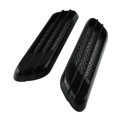 2x BL universal Air Flow Intake Vent Hole Cover Duct Decor Fender door Sticker
