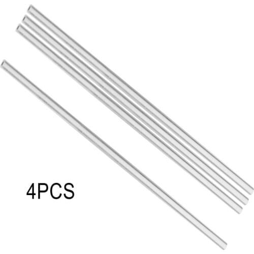 4Pcs 6063 OD 8mm 9mm Aluminum Round Tube Seamless Straight Tubing Length 11.81" for DIY Air Intake