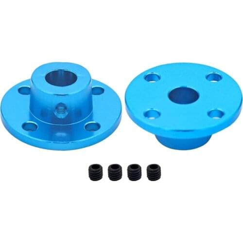 Sindax 8mm Inner Dia H13D16 Rigid Flange Coupling Motor Guide Shaft Coupler Motor Connector 2PCS for DIY Parts