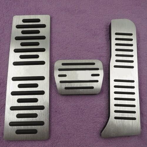 DEE Car Accessory Aluminium Foot Rest Gas Brake Pedals Pad For VW Sharan/VW CC/Magotan/Golf 5/6/Jetta MK5/Scirocco/Touran/Tiguan