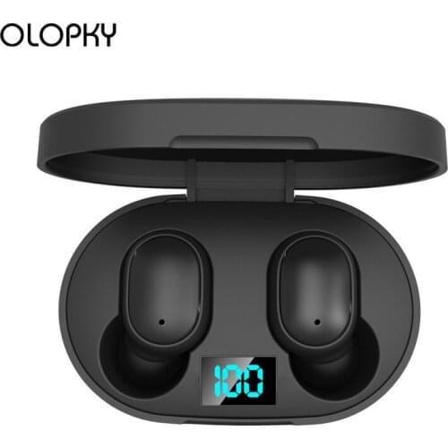 Bluetooth TWS Bluetooth 5.0 Earphone Stereo 6D Wireless Headset LED Display With Mic Handsfree Earbuds for Xiaomi Redmi Airdots