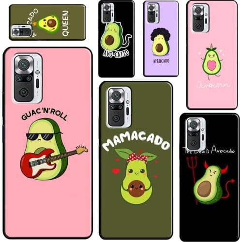 Cute Avocado For Xiaomi Redmi Note 9 Pro 8 9S 8T Note 10 Pro Phone Case For Redmi 9T 9A 9C 7A 8A Cover