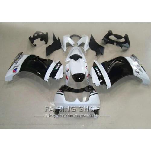 Black Fairing kit For Kawasaki Ninja 250r 2008 2014 2009 2011 ( 100%fit ) zx250r 08 14 Fairings S129