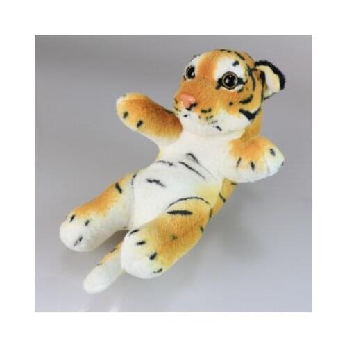 Simulation tiger about 22cm yellow baby tiger doll soft plush toy Christmas gift b0165