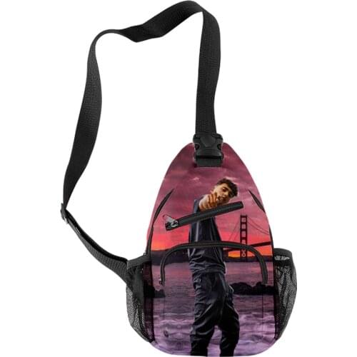 Inoxtag Mens Casual Outdoor Shoulder Bag Sling Chest Pack Canvas Sports Travel Crossbody Waist Bags