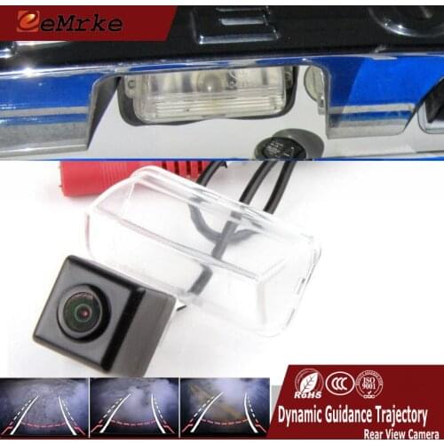 EEMRKE CCD HD Car Rearview Camera With Tracks Reversing Guidance Trajectory For Toyota Corolla Yaris Sedan Vios Verso Highlander