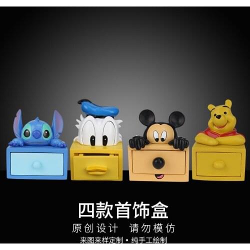 Bear Duck Mouse Action Figures Cartoon Anime Figure Model Doll Girls Boys Present Toys for Children Kids Gifts