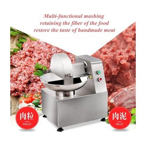 Multi-function 5L chopper machine commercial electric bowl cutting chop meat machine Garlic dumplings buns stuffing machine