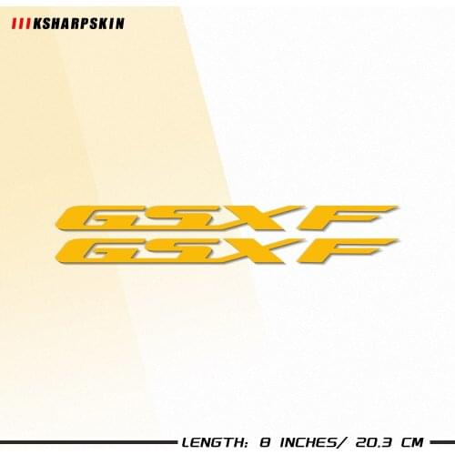 Motorcycle sticker accessories bike Fuel tank Wheels helmet notebook Luggage reflective MOTO sign sticker For SUZUKI GSXF